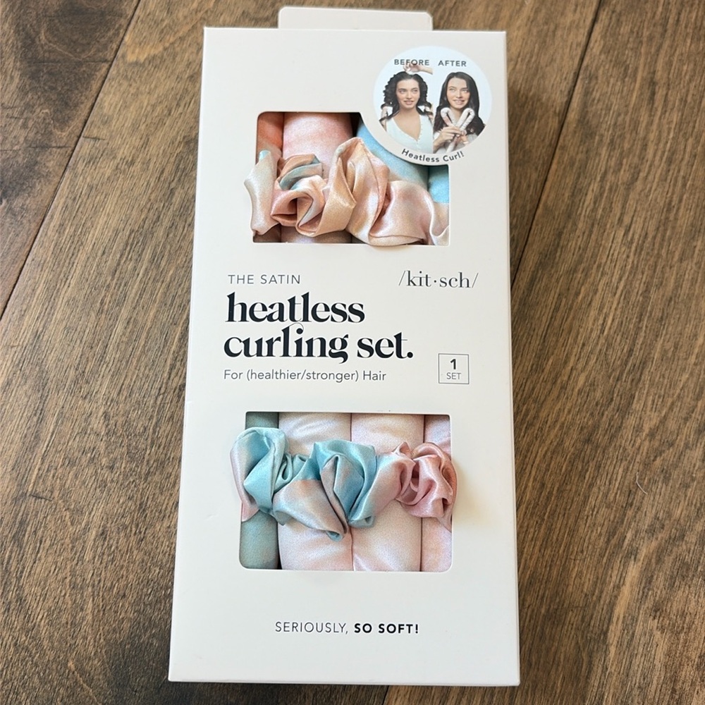 Kitsch heartless curling set - Sunset Tie Dye - New in box